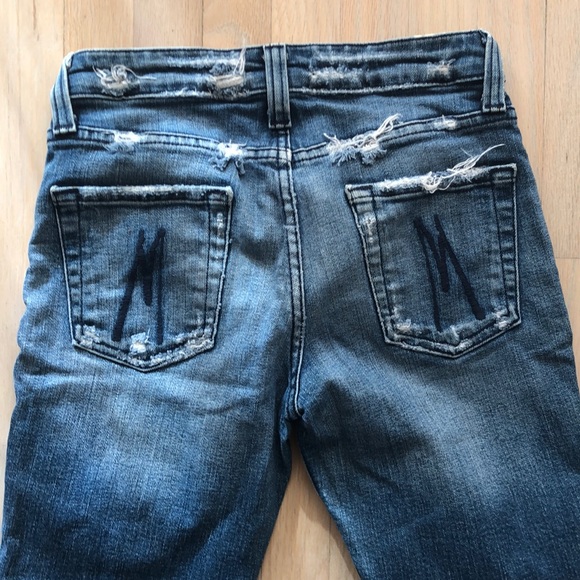 Marciano Blue Jeans Distressed Hippie 28 - Picture 5 of 6